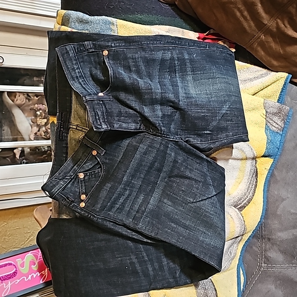 Dark wash rock and republic jeans